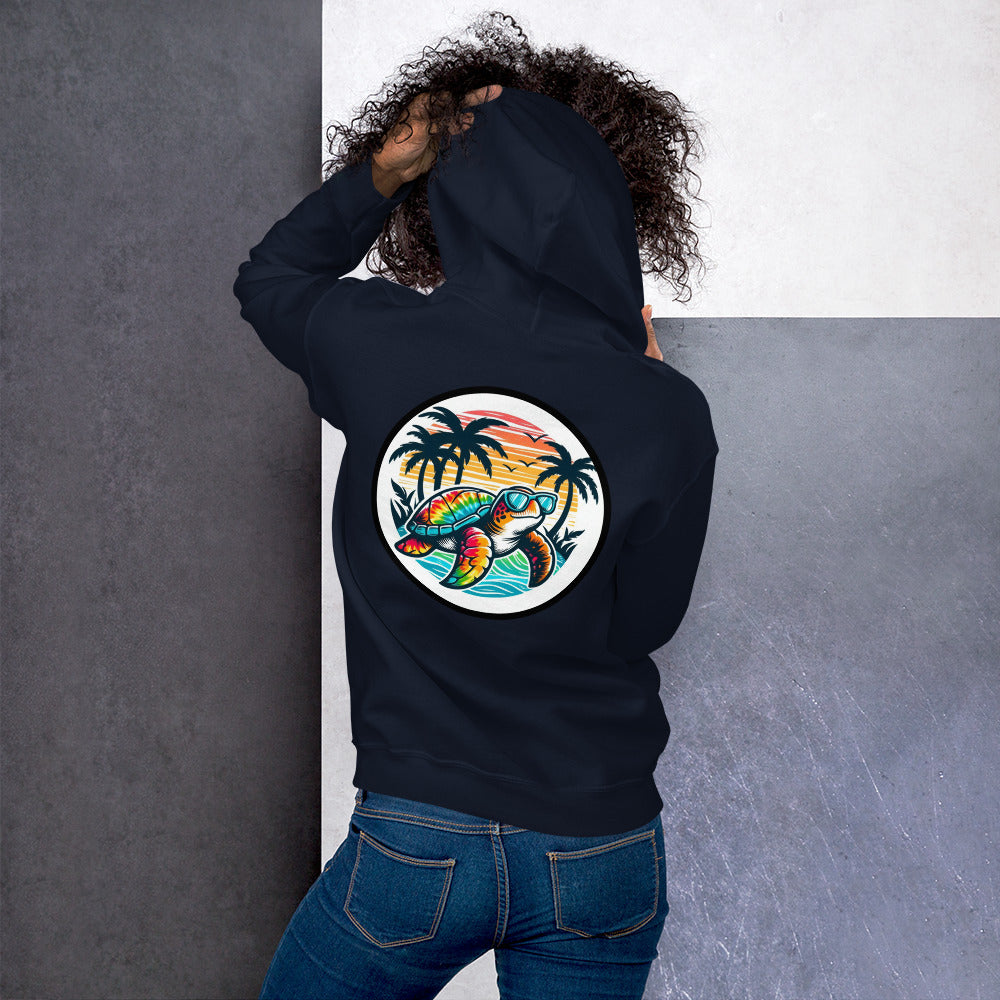 Tie-Dye Sea Turtle Unisex Hoodie