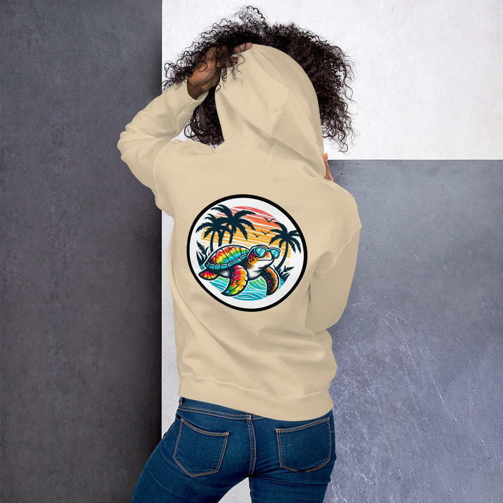 Tie-Dye Sea Turtle Unisex Hoodie