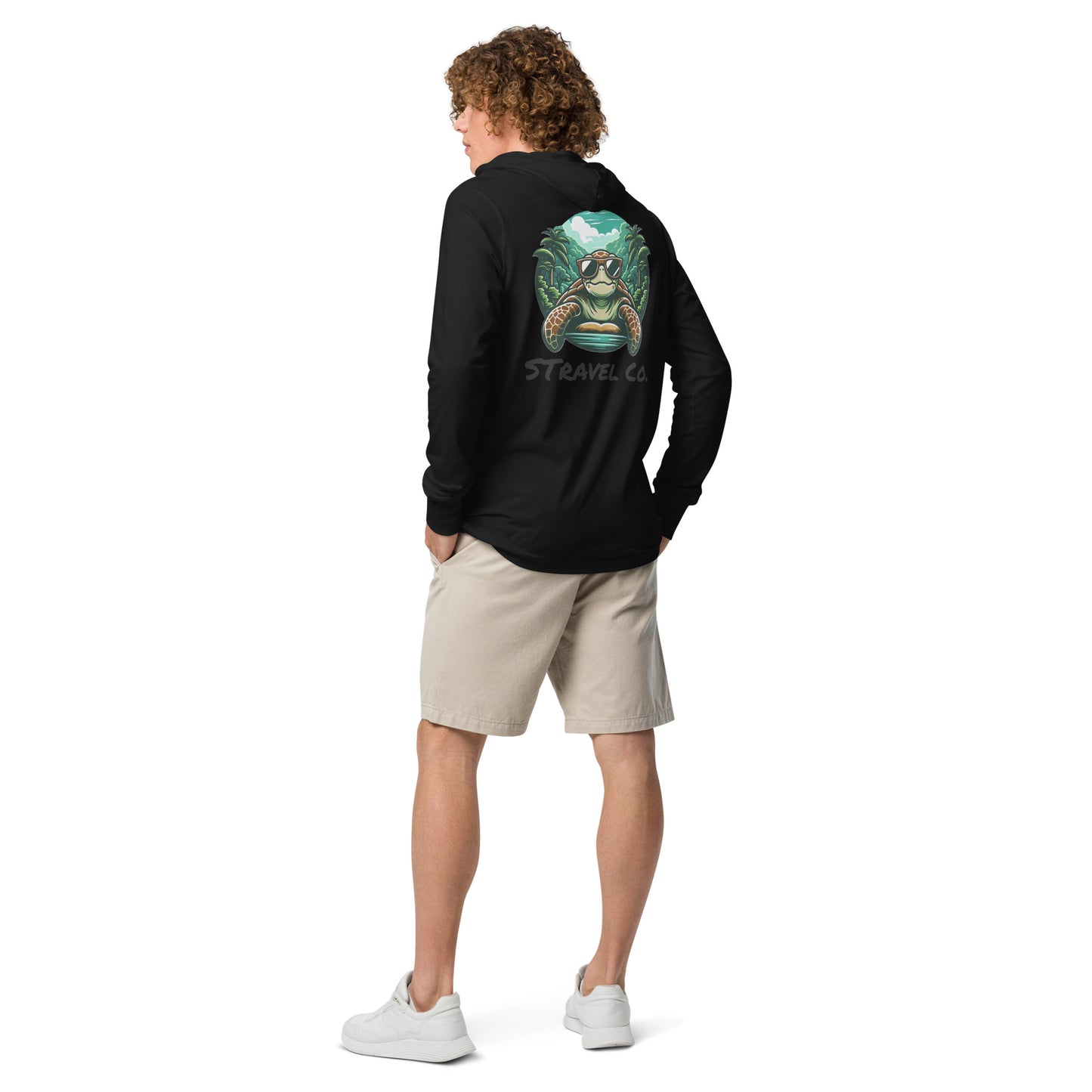 Rainforest SeaTurtle Long Sleeve Shirt w/ Hood