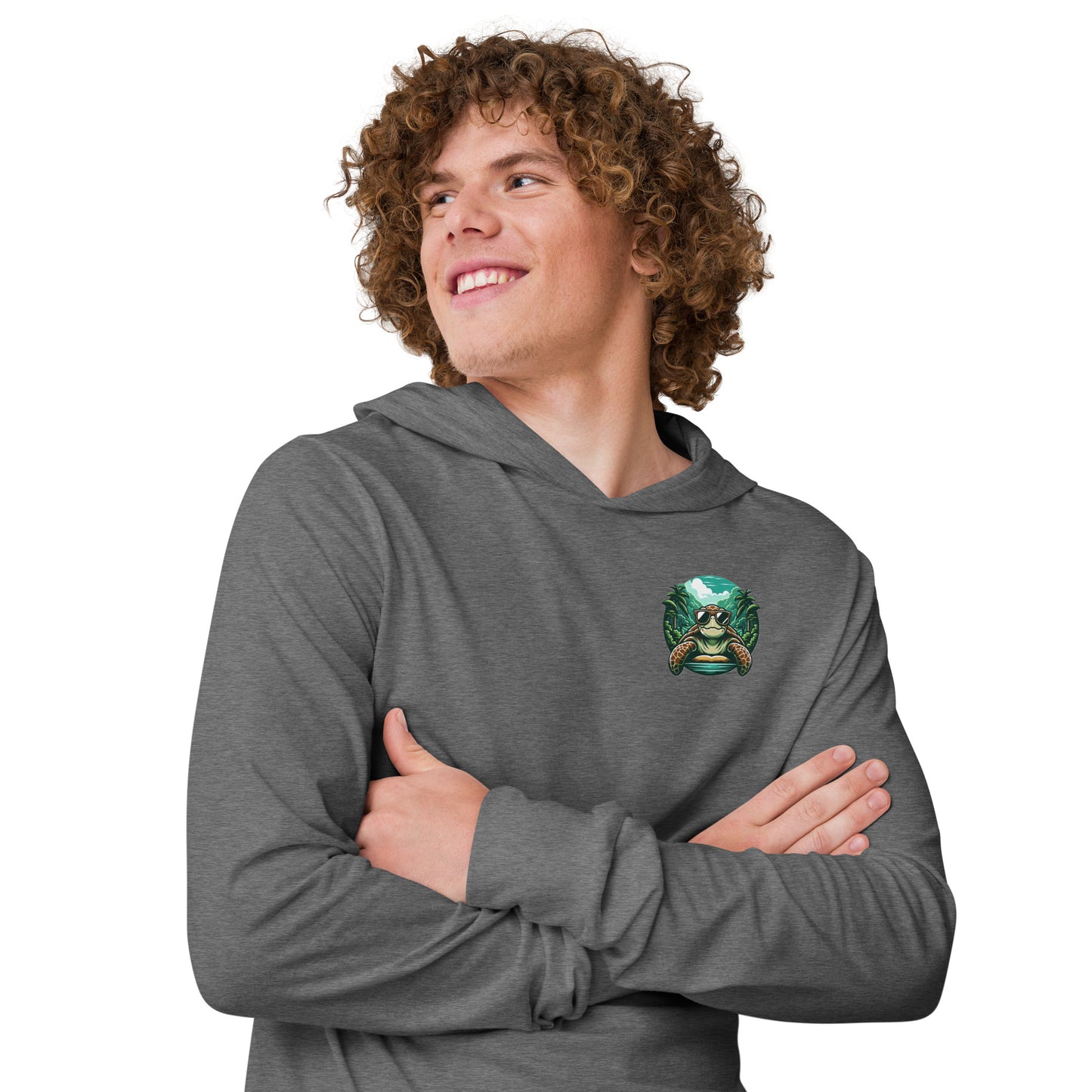 Rainforest SeaTurtle Long Sleeve Shirt w/ Hood