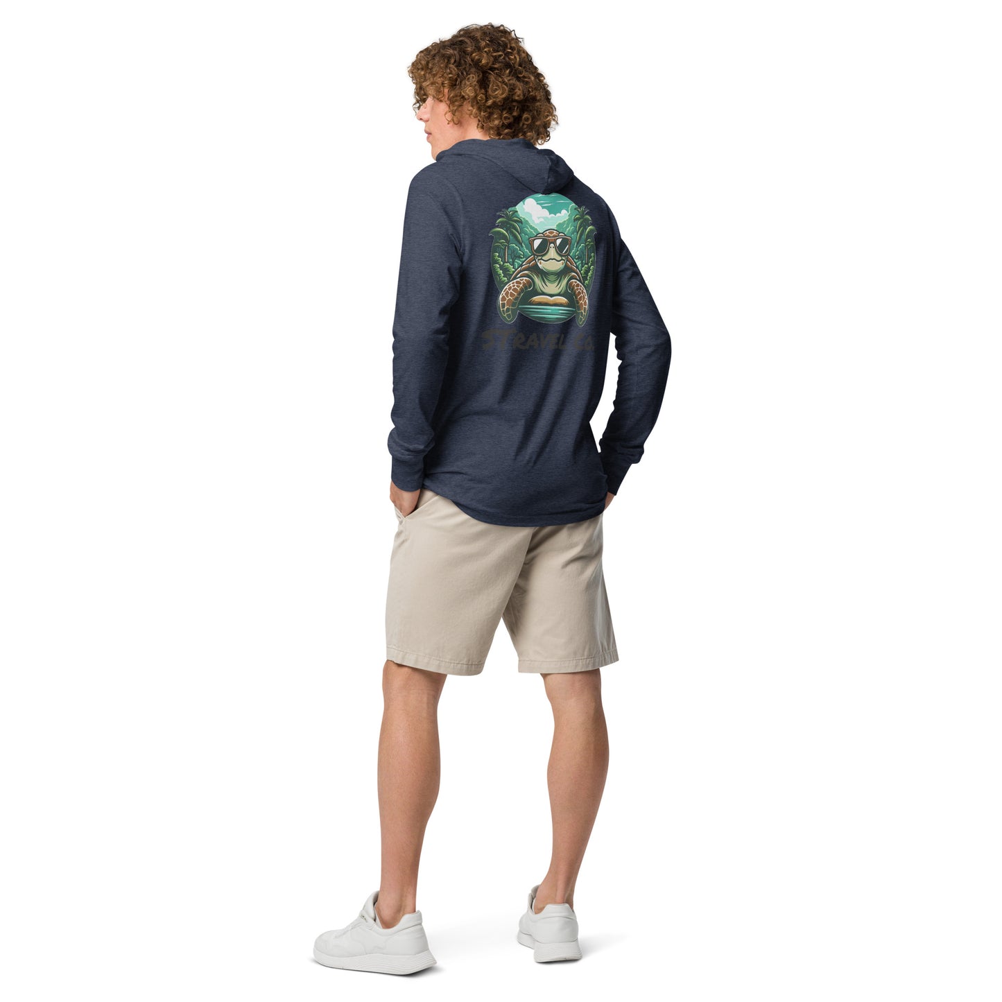 Rainforest SeaTurtle Long Sleeve Shirt w/ Hood