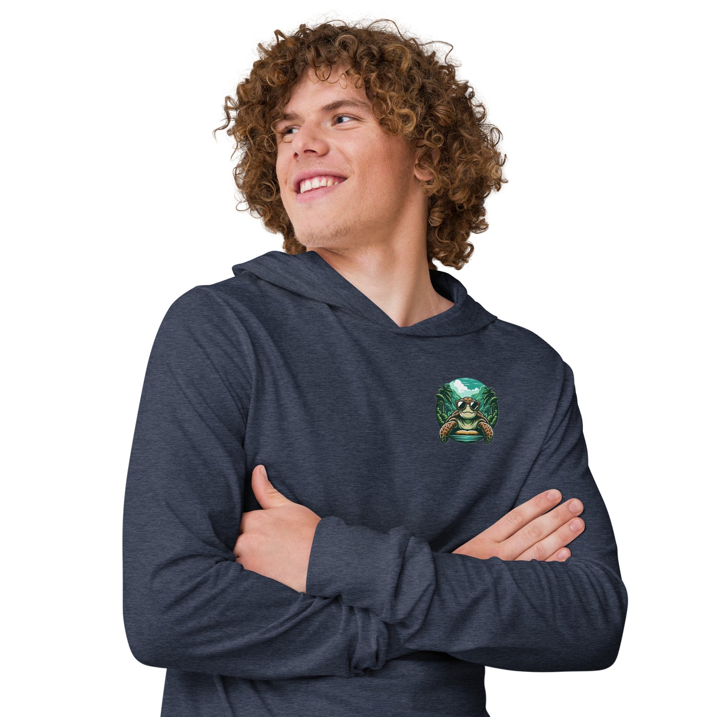 Rainforest SeaTurtle Long Sleeve Shirt w/ Hood