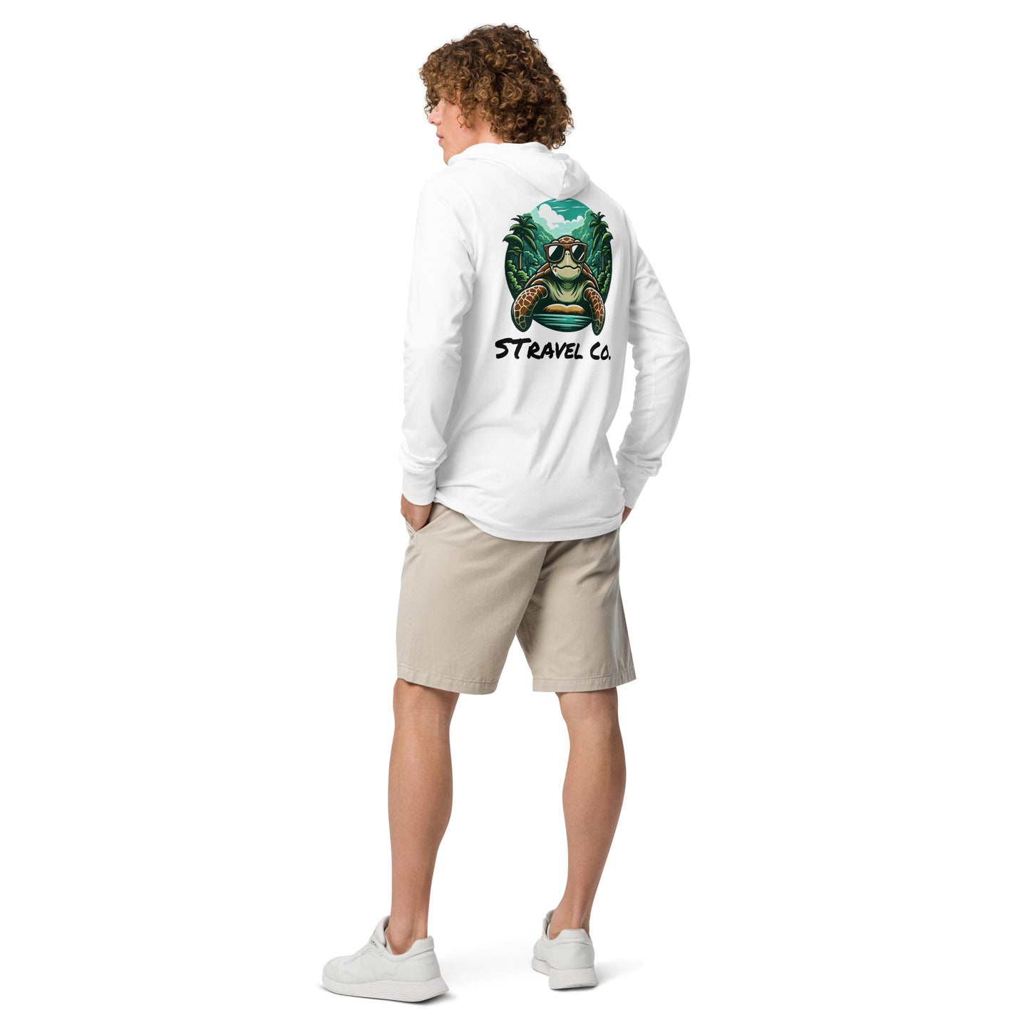 Rainforest SeaTurtle Long Sleeve Shirt w/ Hood