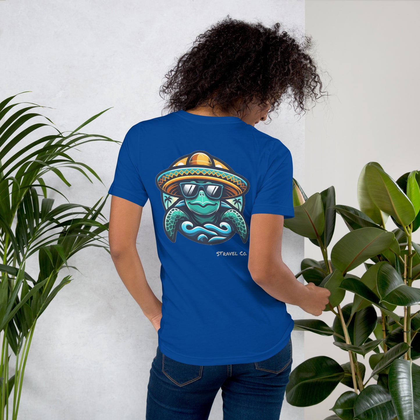 Seaturtle w/ Sombrero Unisex t-shirt