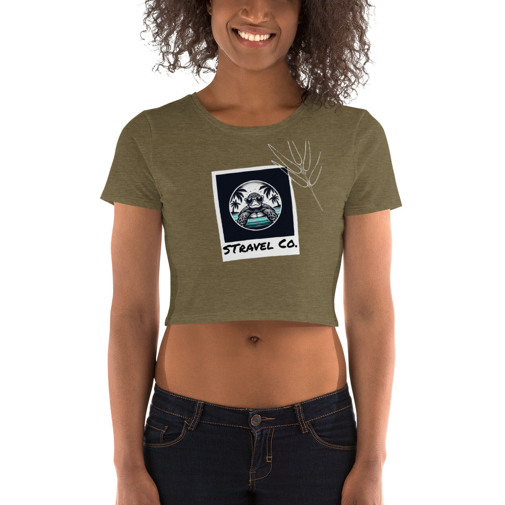 Polaroid Sea Turtle Women’s Crop Tee